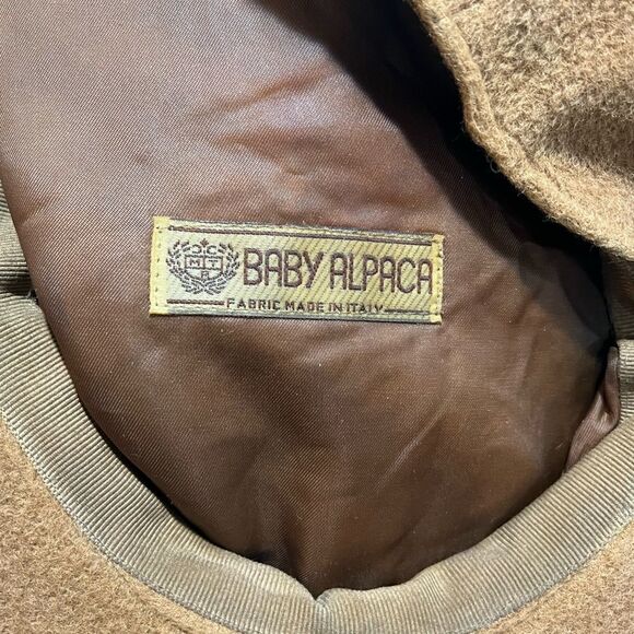 Vintage Seifter Associates Cabbie Hat Newsboy Cap brown Alpaca Wool XL - Picture 2 of 8